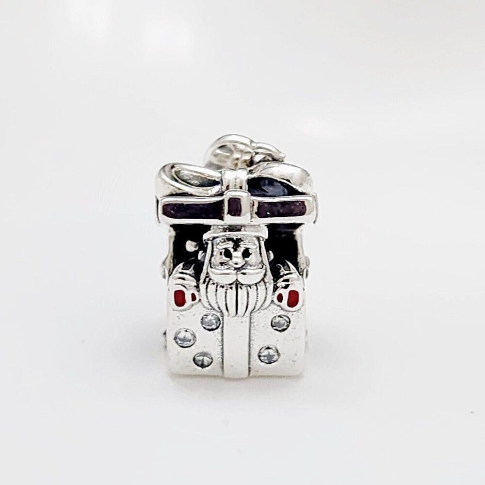 Pandora Santa in a Giftbox Silver Charm